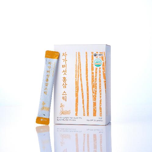 Chaga Mushroom Red Ginseng Stick (10g*30sticks)